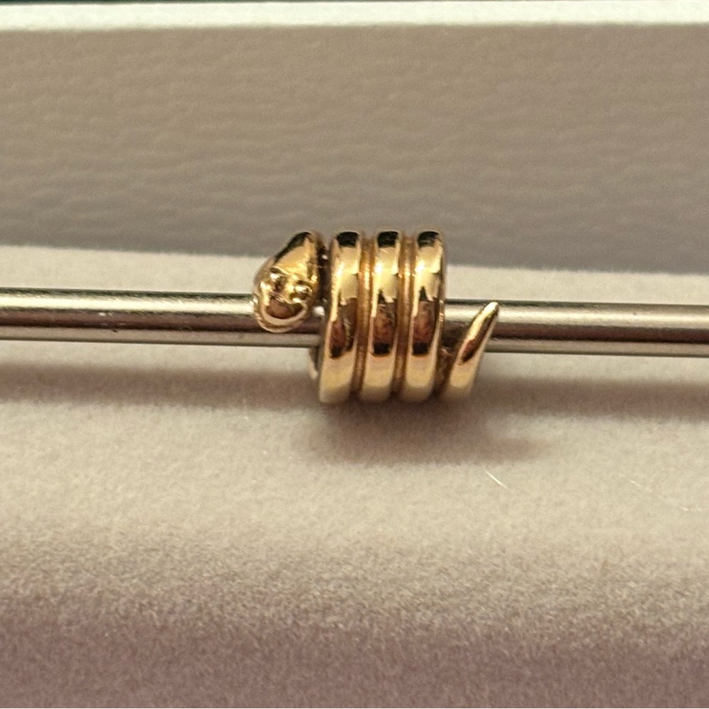 Retire Pandora 14K Gold Snake Bead 750239